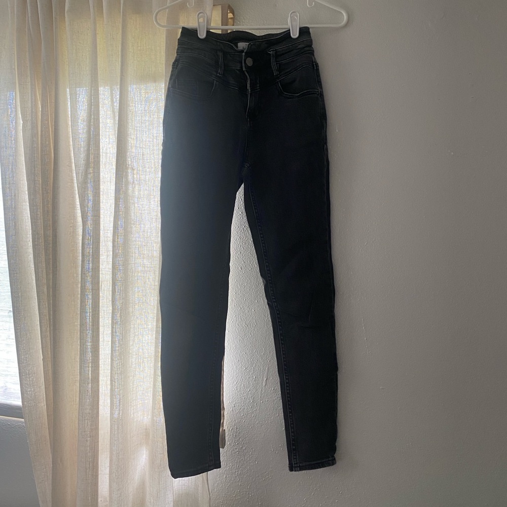 Böhme high waisted black jeans size 25